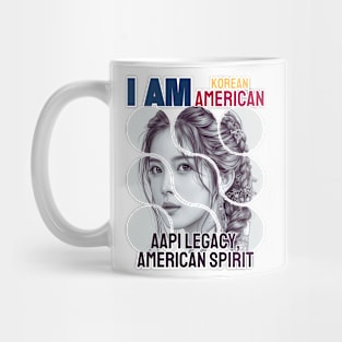 I am Korean American (Woman) - AAPI Legacy, American Spirit Mug